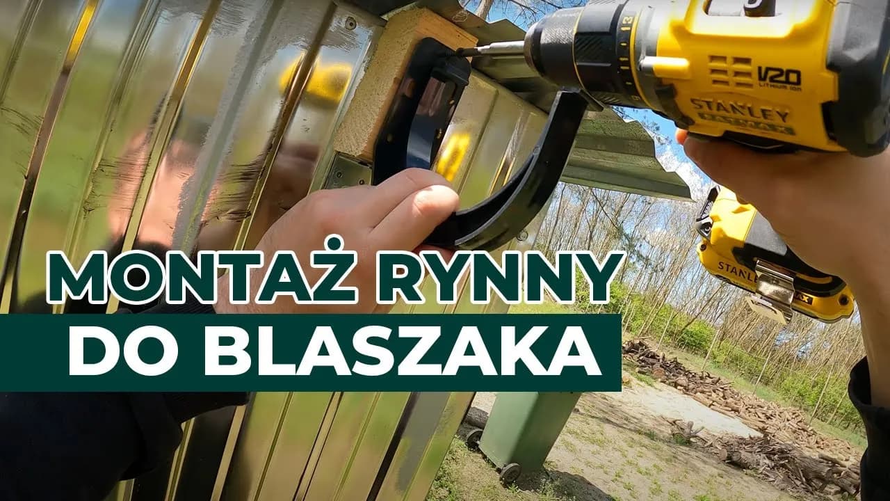 Jak zamontować rynny do garażu blaszanego, aby uniknąć przecieków